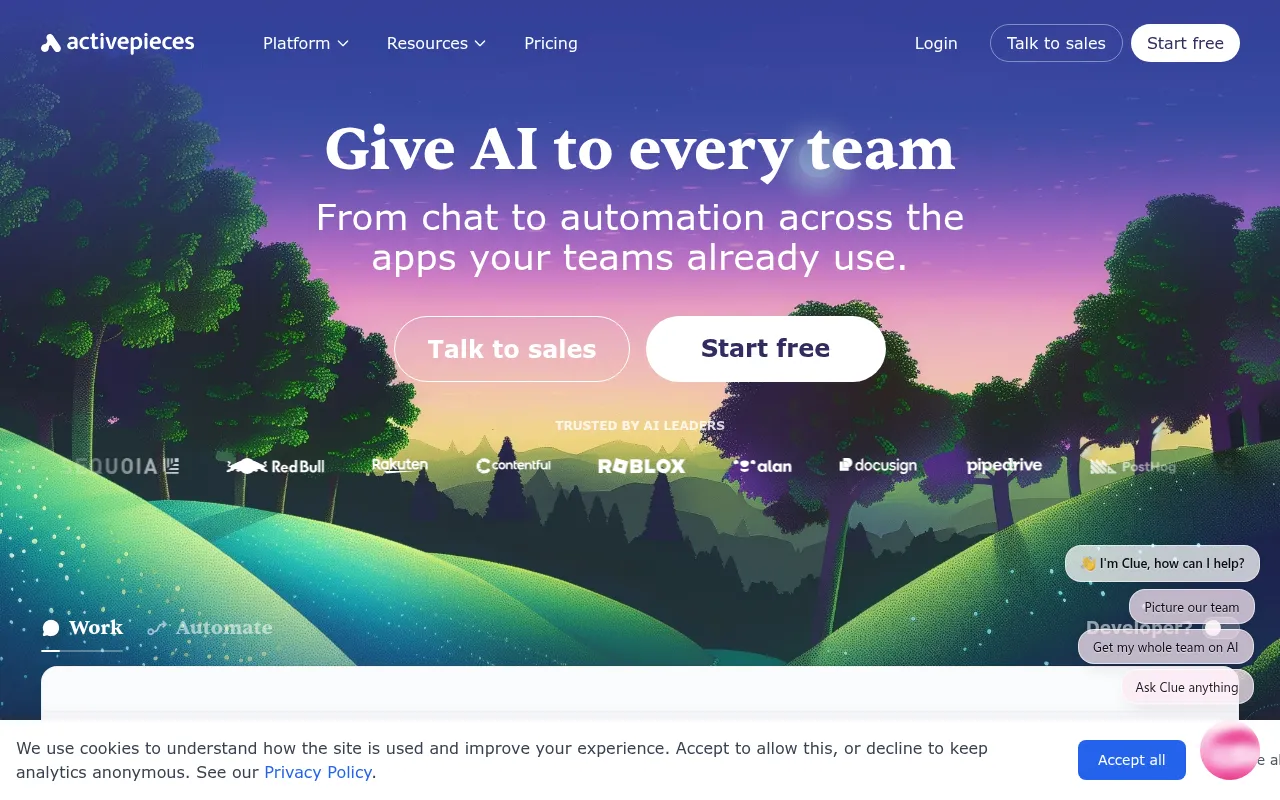 Activepieces screenshot