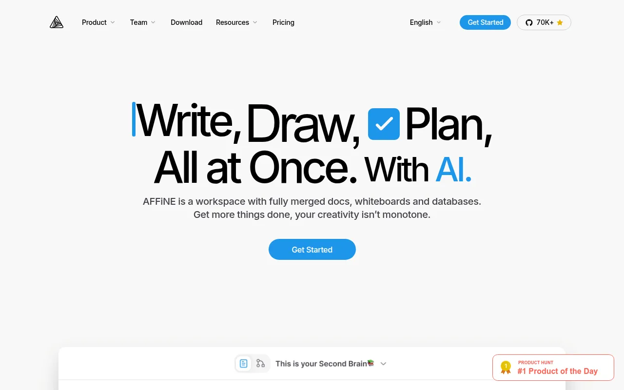 AFFiNE screenshot