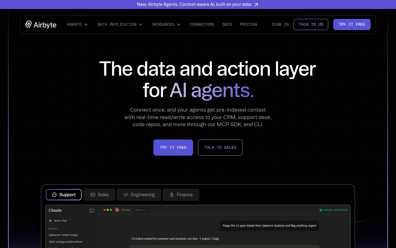 Airbyte screenshot
