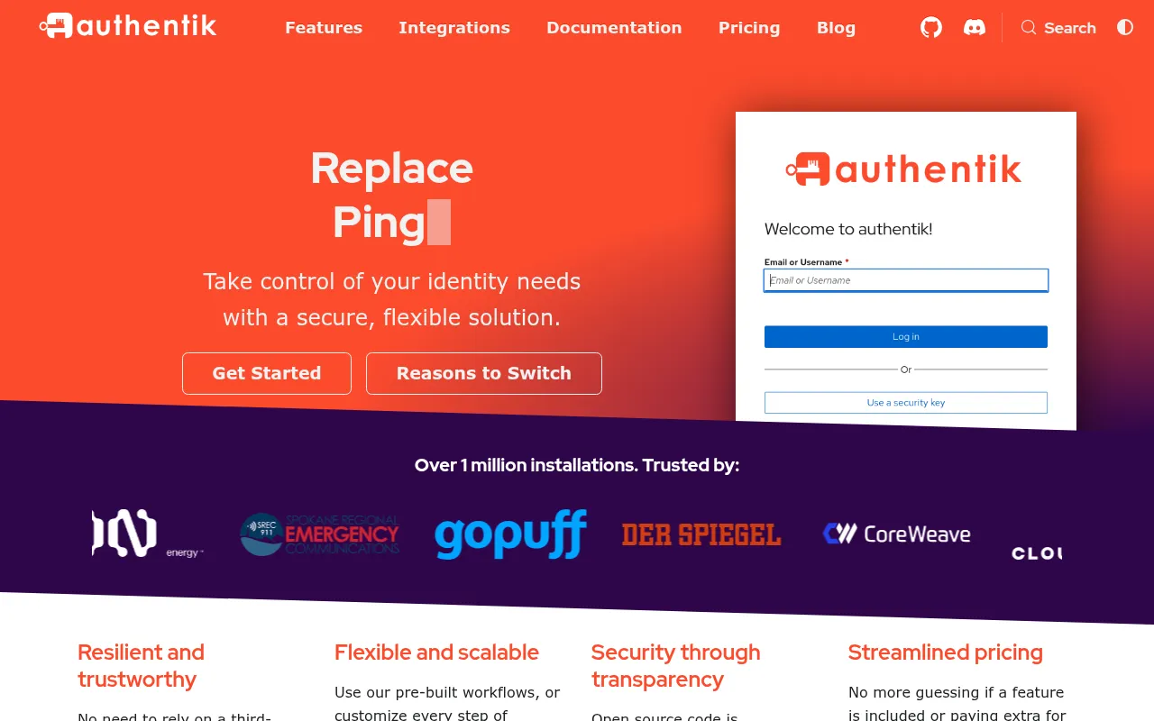 authentik screenshot