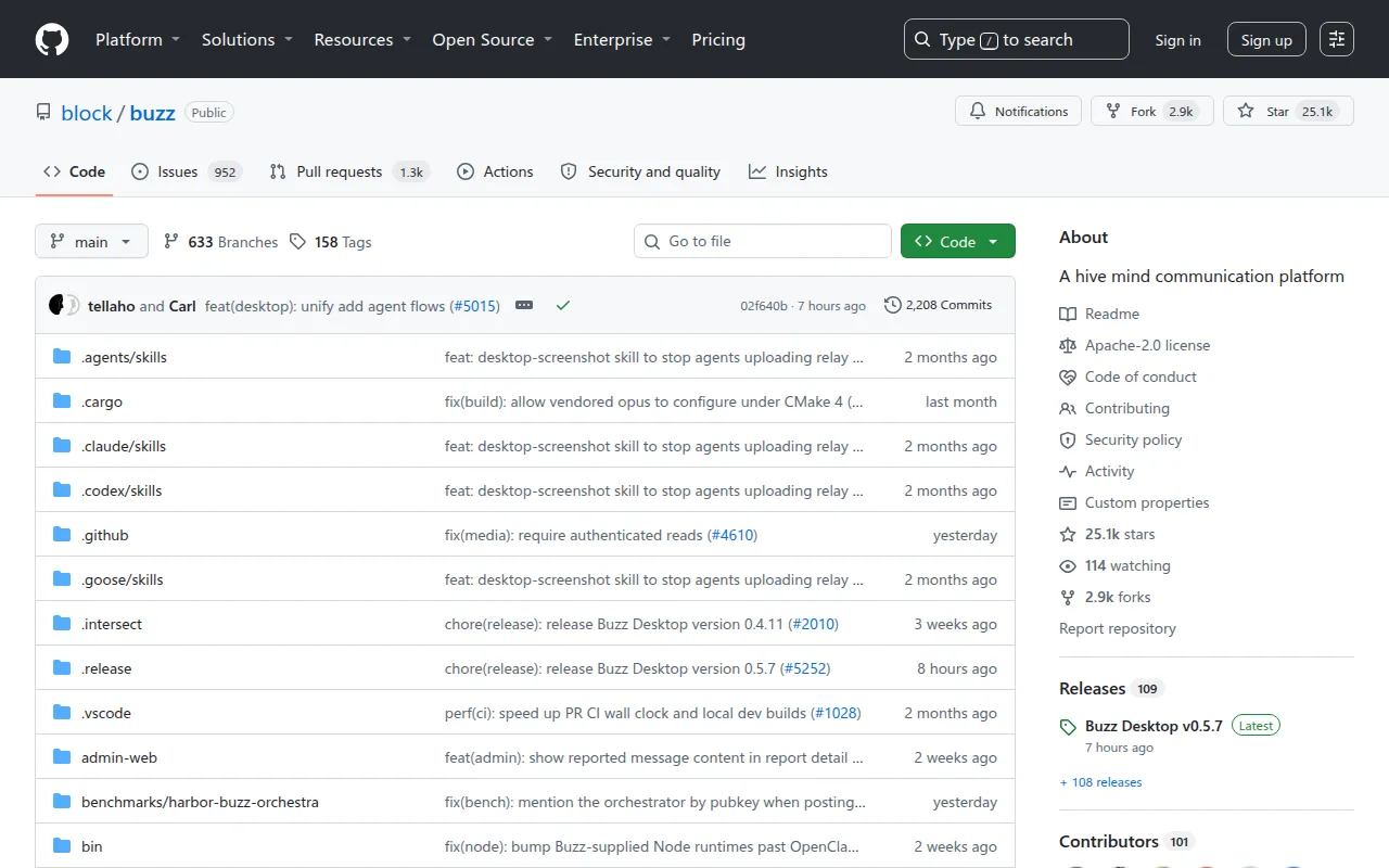 Buzz screenshot