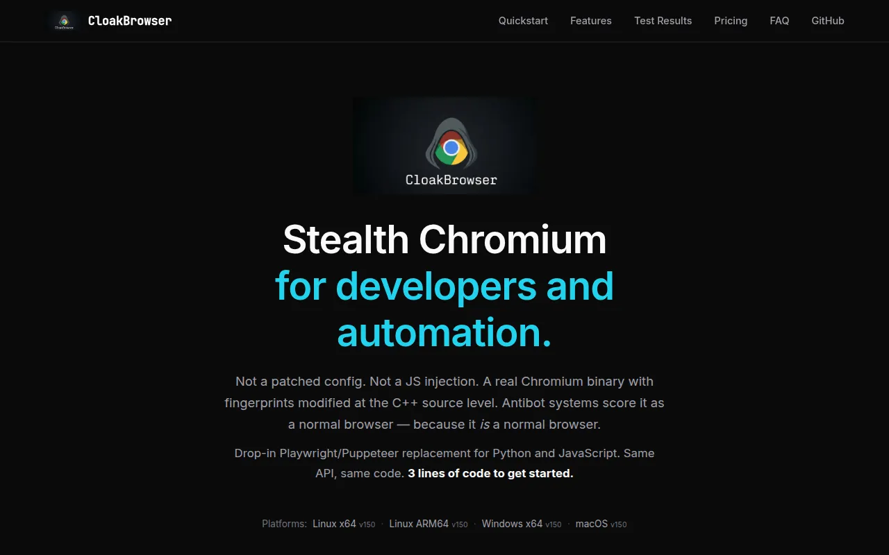 CloakBrowser screenshot