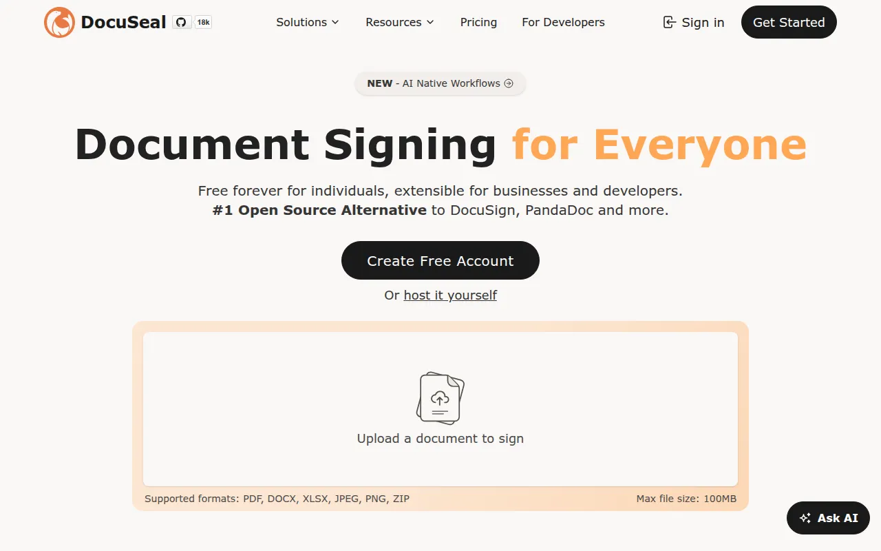 DocuSeal screenshot