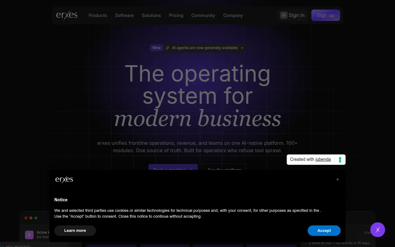 erxes screenshot