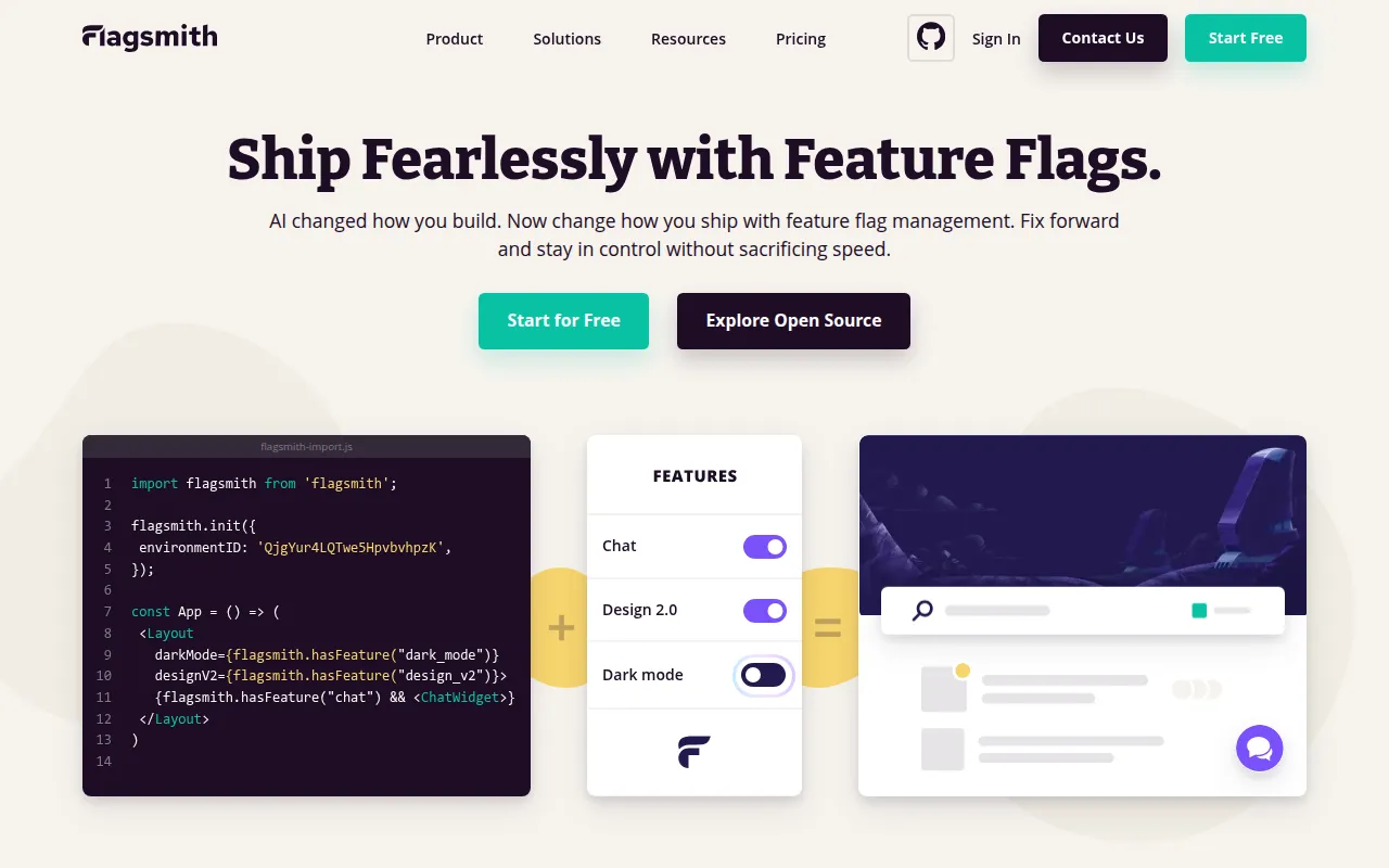 Flagsmith screenshot