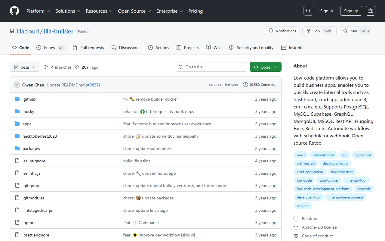 ILLA Builder screenshot