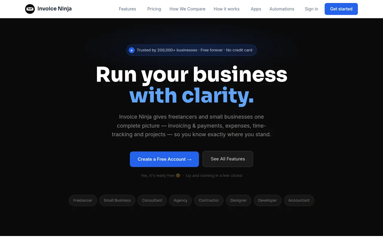 Invoice Ninja screenshot
