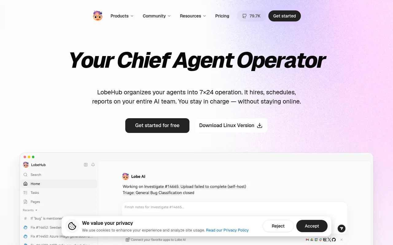 LobeHub screenshot