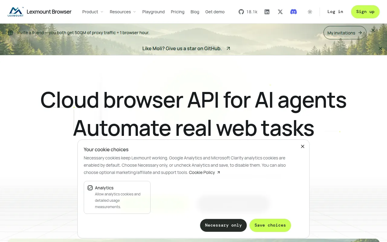 Moli screenshot