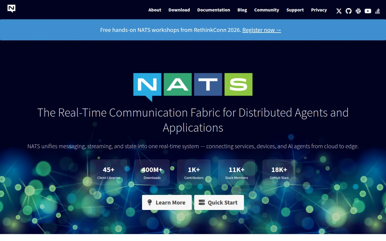 NATS Server screenshot