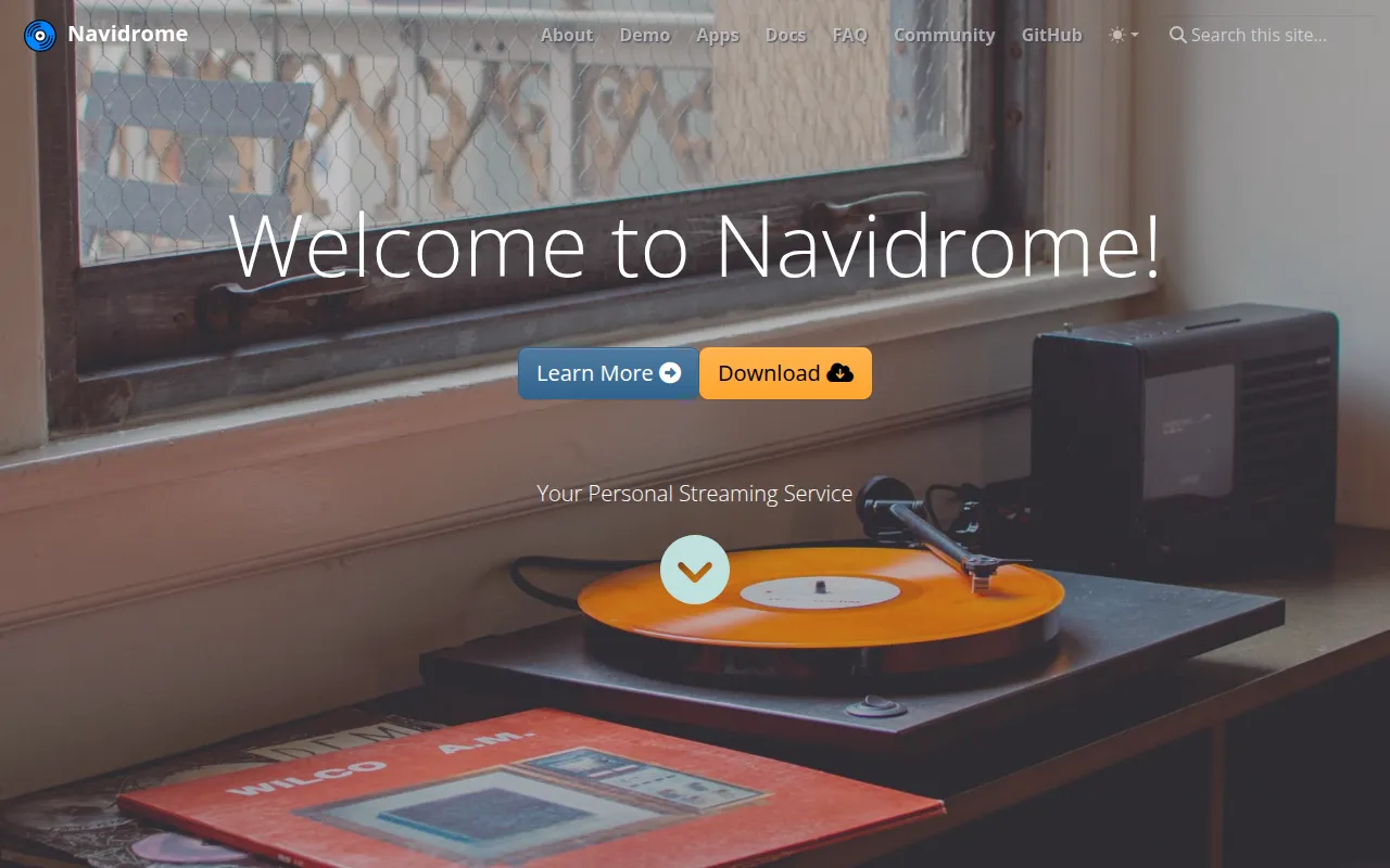 Navidrome screenshot