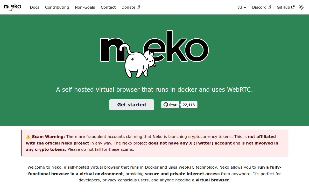 Neko screenshot