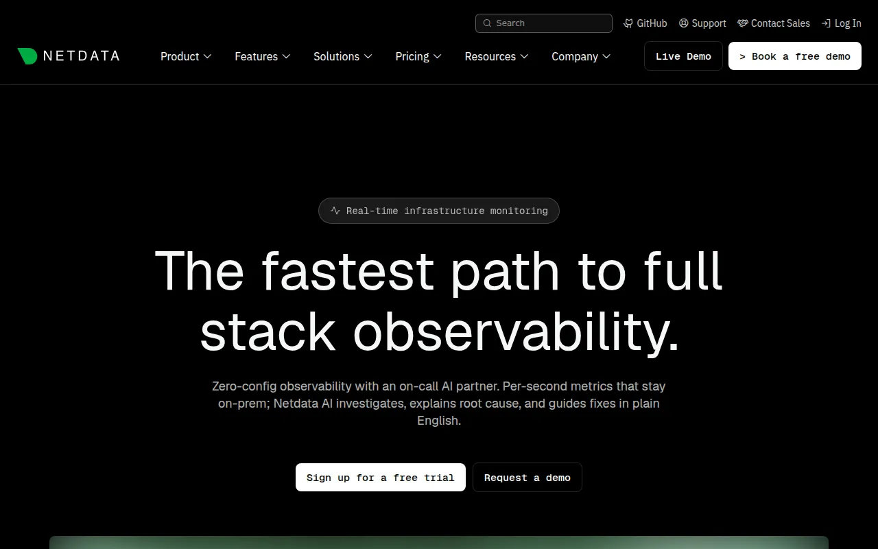 Netdata screenshot