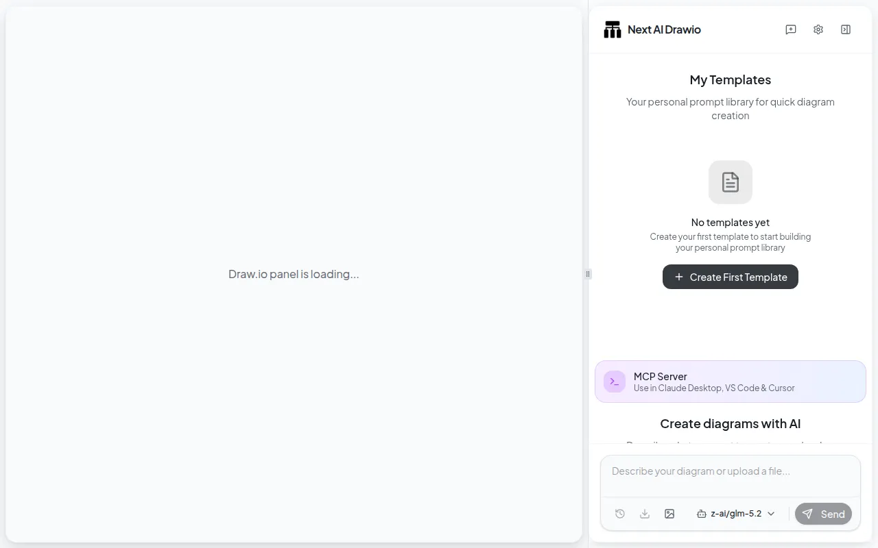 Next AI Draw.io screenshot