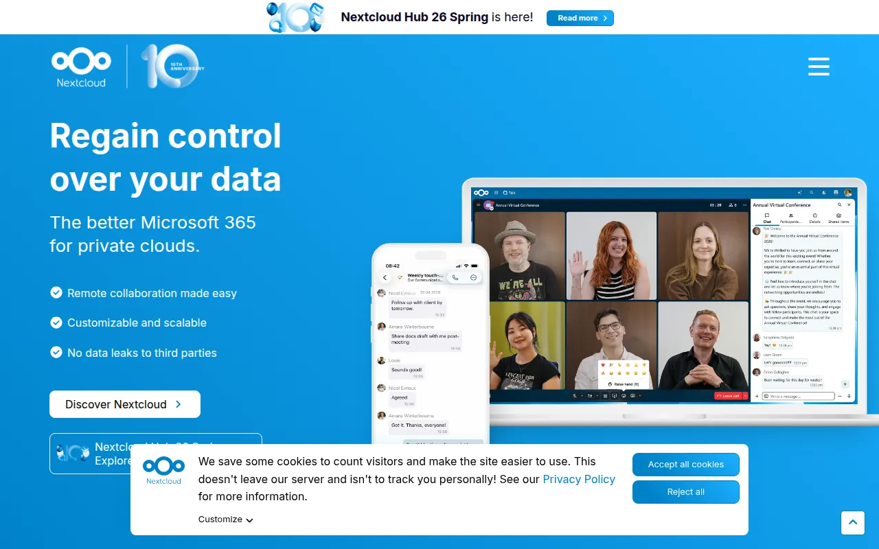 Nextcloud screenshot