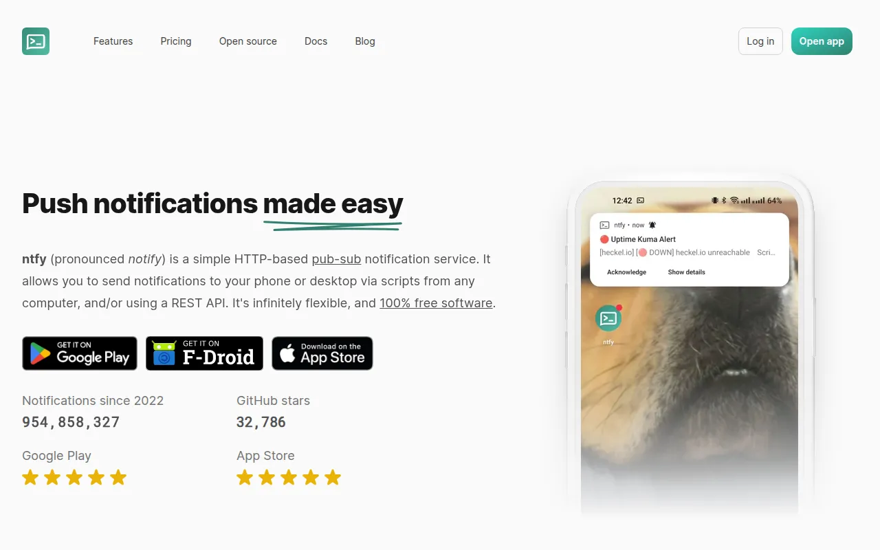 ntfy screenshot