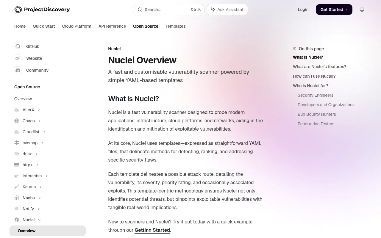 Nuclei screenshot