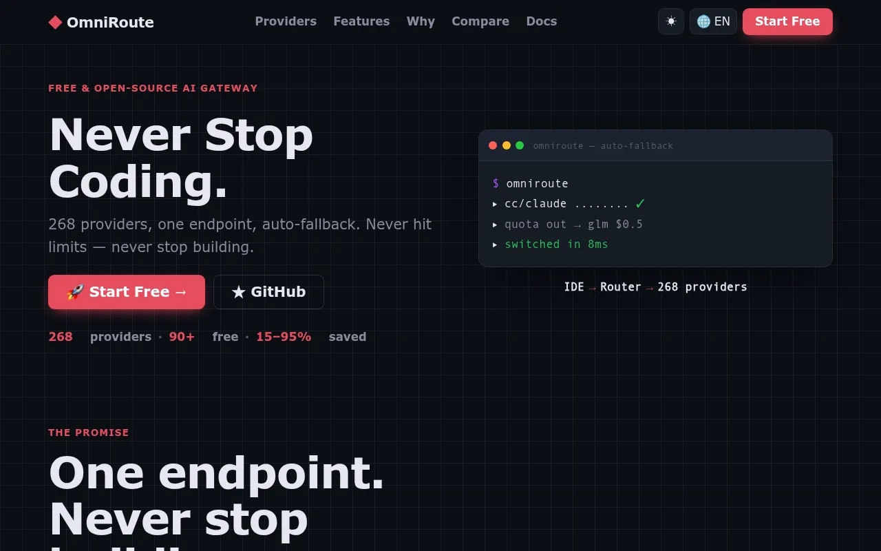 OmniRoute screenshot