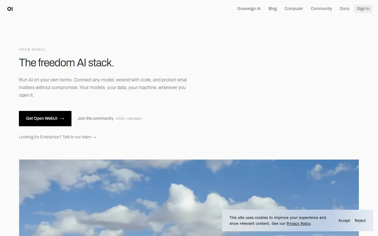 Open WebUI screenshot