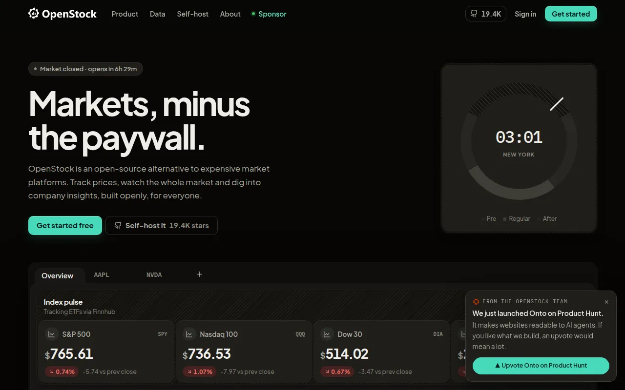 OpenStock screenshot