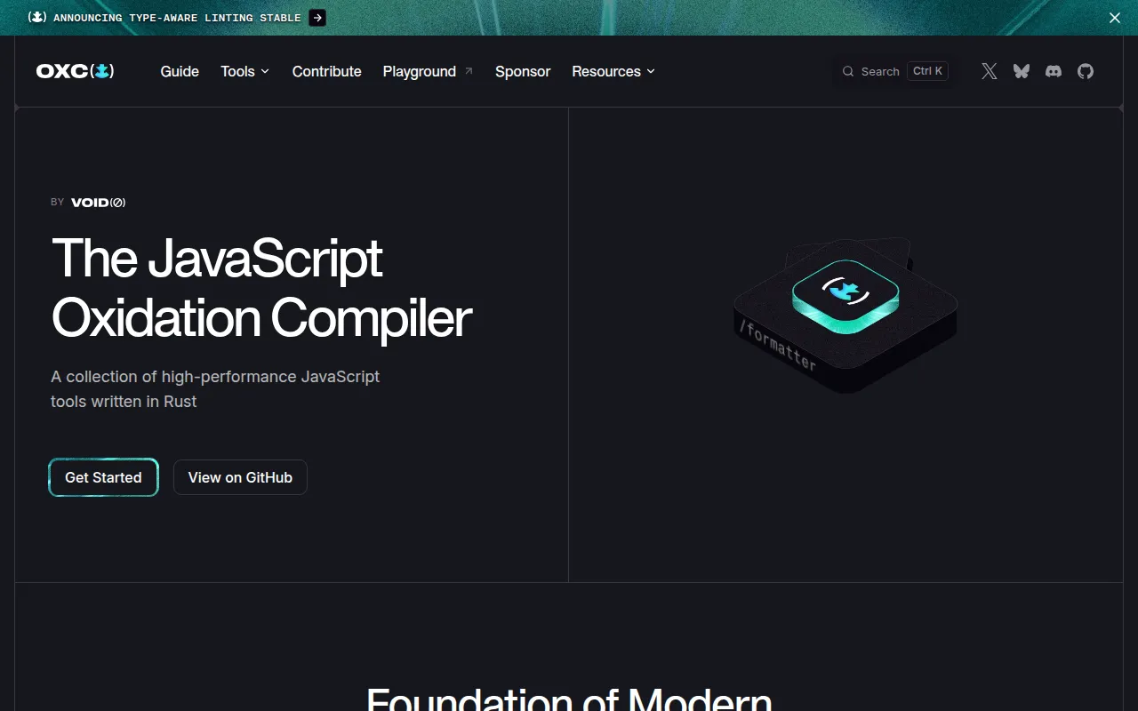 Oxc screenshot