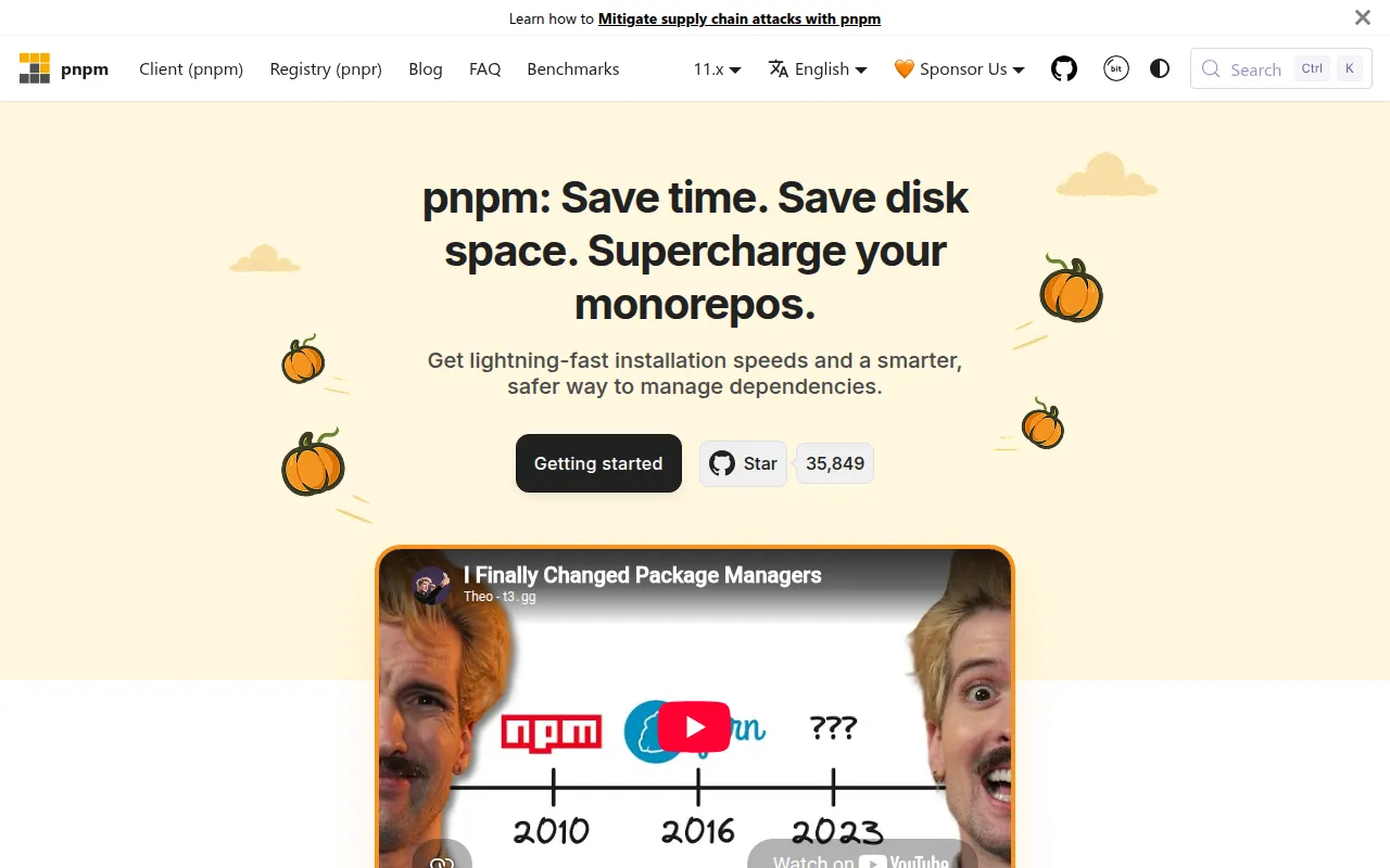pnpm screenshot