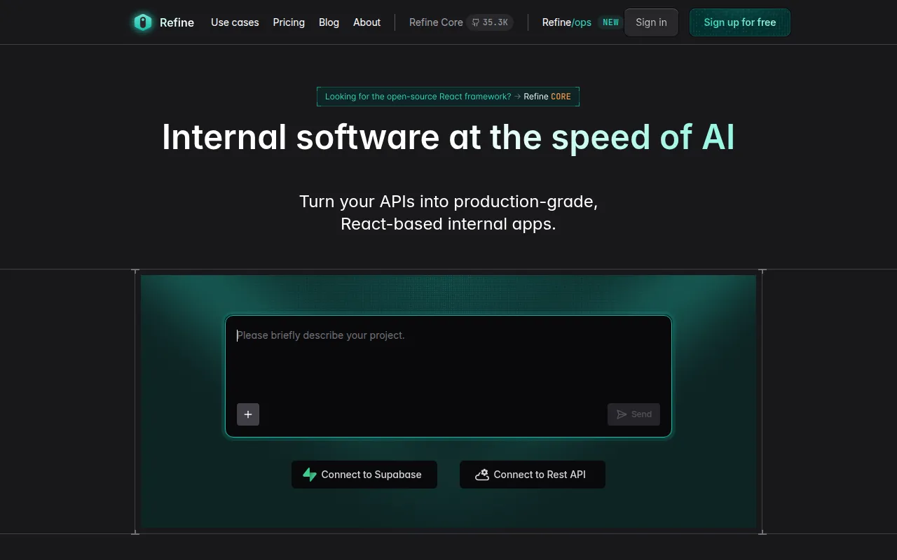Refine screenshot