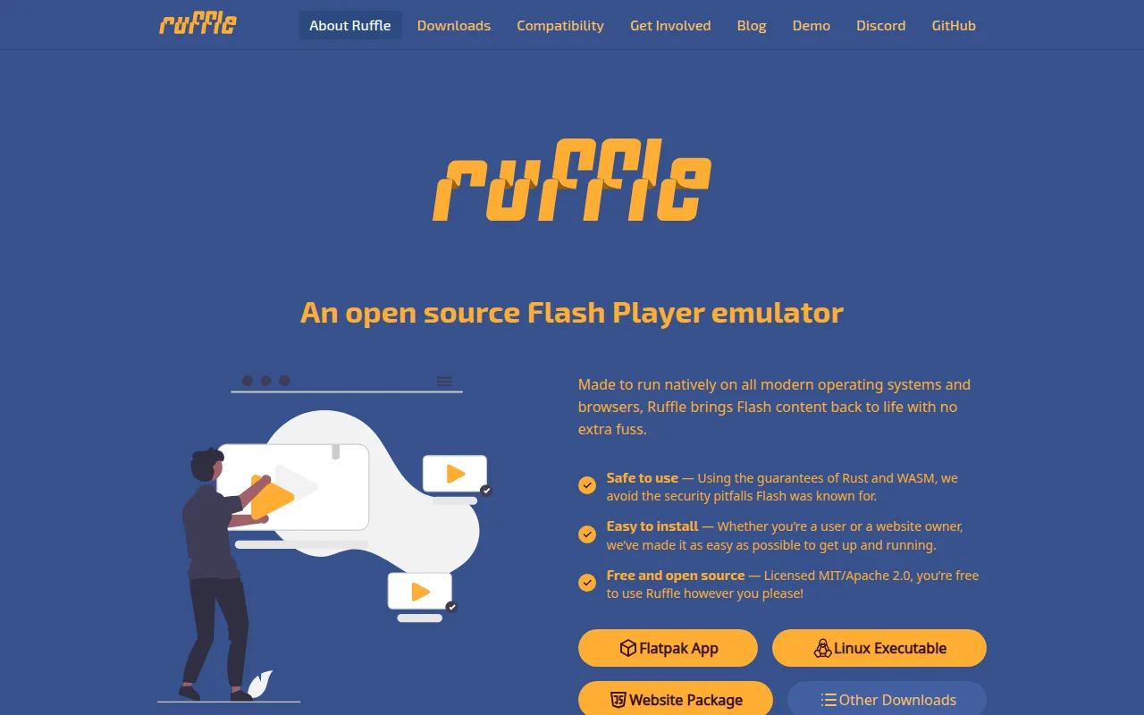 Ruffle screenshot