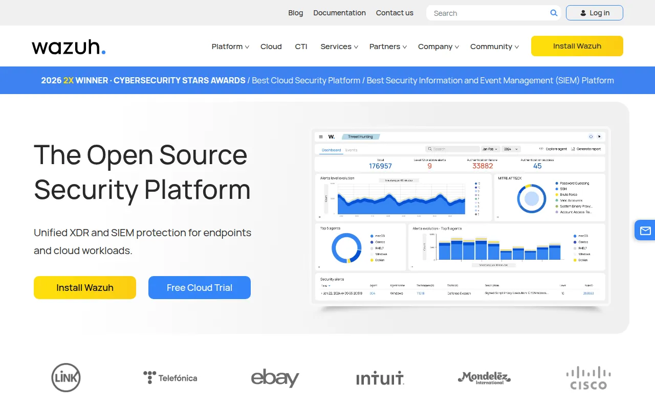 Wazuh screenshot